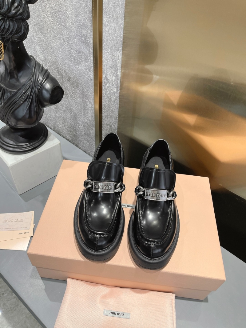 Miu Miu Leather Shoes